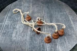 Deko Glocken Rost 6er Set Gartendeko Hängedeko Windspiel Landhausstil - Bild 1 von 3