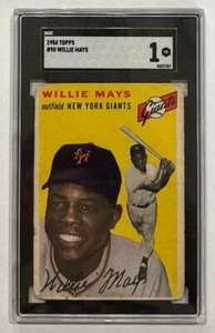 1954 Topps #90 Willie Mays SGC 1 - Bild 1 von 2