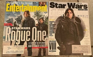 Star Wars Rogue One coverage Felicity Jones Diego Luna Entertainment Weekly - Picture 1 of 1