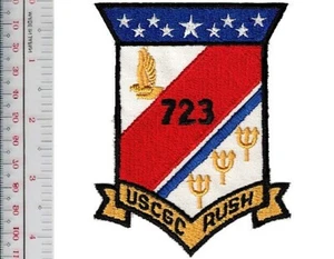 US Coast Guard USCG Vietnam CG Cutter Rush WHEC - 723 in-Country 1970-1971 Patch - Bild 1 von 1