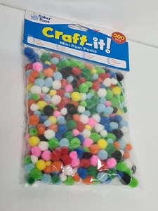 Mini Pompons 8 & 10 mm verschiedene Farben Packungen à 500 Pompons - Bild 1 von 3