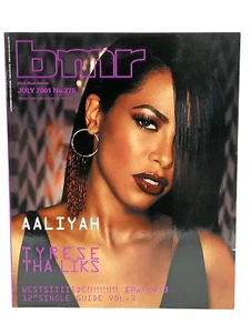 bmr Music Magazine Aaliyah Cover July 2001 Black Music Review - Imagen 1 de 16
