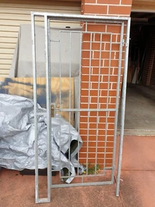 Steel Security door with frame, no key, open from left, facing the door, - Picture 1 of 13