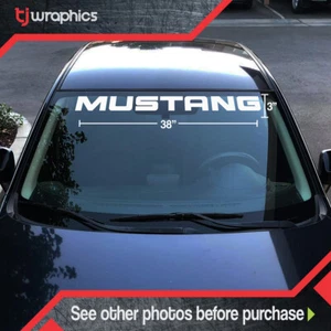 Decal Fits MUS TANG Bold Racing Windshield Banner Decal Vinyl Sticker Racing - Bild 1 von 3