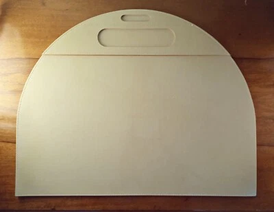 sottomano scrivania vintage pelle azzurro Muscionico - Immagine 1 di 4