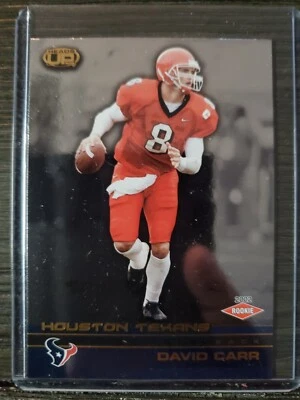 2002 PACIFIC ROOKIE NFL INSERT #148 DAVID CARR HOUSTON TEXANS #0848/1090 - Image 1 of 2