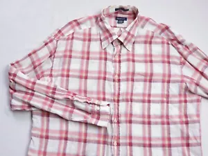 Camisa GANT Hampton 100 % lino para hombre manga larga top talla 2XL XXL vestido ajustado a cuadros - Imagen 1 de 9