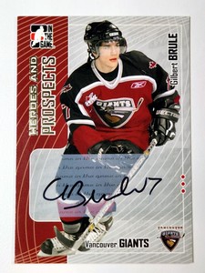 2005-06 ITG Heroes and Prospects Autographs #AGB Gilbert Brule