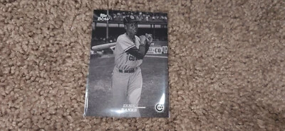 A96: ERNIE BANKS 2024 Topps Black & White #106 Cubs Topps Vault Short Print SP - Image 1 of 4