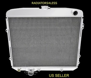 CHAMPION 4 ROW ALUMINUM RADIATOR 1967 FORD GALAXIE LTD BIG BLOCK 352 390 427 428 - Picture 1 of 2