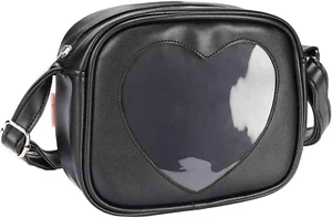 STEAMEDBUN Ita Bag Crossbody Cat Small Ita Purse Pin Display Bag with Insert - Picture 1 of 12