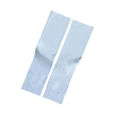 Protezione Solare Avanzata con Maniche in Seta di Ghiaccio 2 Paia Tessuto Traspi - Immagine 1 di 4