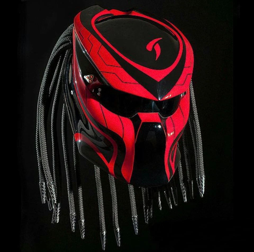 TOP INTERNATIONAL PREDATOR CASCO DE MOTOCICLETA ESTILO LÍNEA (CERTIFICADO DOT & ECE) Foto 1 de 3