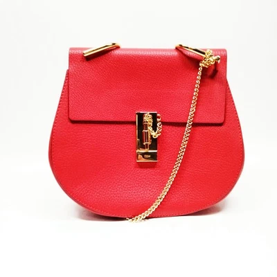 NO TARIFF Chloe Shoulder Bag Red Leather 2336475 - Image 1 of 4