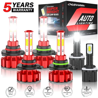 Faros LED Hi-Lo antiniebla para Cadillac DeVille 1998 1999-2005 Foto 1 de 4