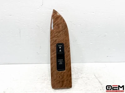 2009-2014 NISSAN MURANO RIGHT PASSENGER SIDE FRONT POWER WINDOW SWITCH WOOD OEM - Image 1 of 4