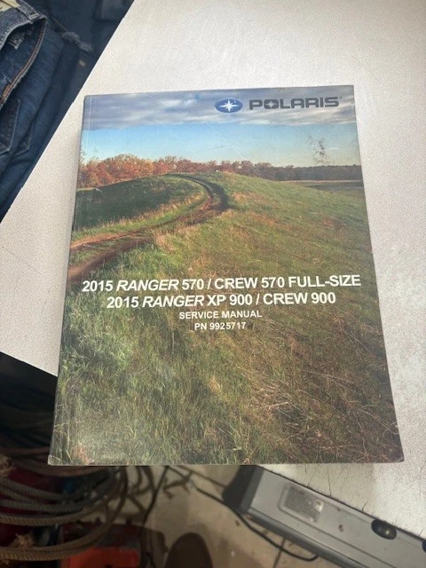 2015 POLARIS RANGER 570 CREW TAMANHO COMPLETO RANGER XP 900 MANUAL DE SERVIÇO DA TRIPULAÇÃO 9925717 - Imagem 1 de 1
