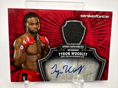 Tyron Woodley 2012 Bloodlines Ruby Auto Relic 3/8 UFC - 1613 - Image 1 of 2