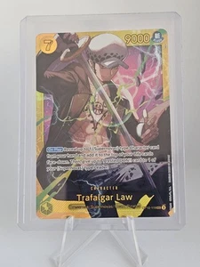 One Piece Trafalgar Law OP10-119 Secret Rare Holo English Royal Blood NM/M - Picture 1 of 1
