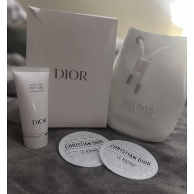 Christian Dior Perfumes GWP Pouch La Mousse Off / On Le Baume Creame - Image 1 of 3