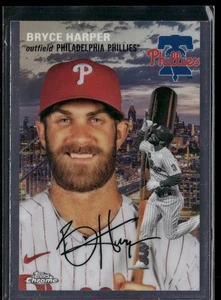 2023 Topps Chrome Platinum #337 Bryce Harper City Variation - Bild 1 von 2