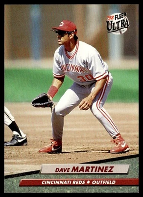 1992 Ultra Dave Martinez Cincinnati Reds #484 - Image 1 of 2