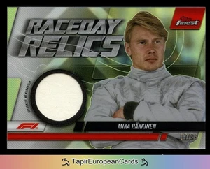/99 Mika Häkkinen RDR-HAK 2024 Topps Finest Formula 1 F1 Raceday Relics Mercedes - Picture 1 of 2