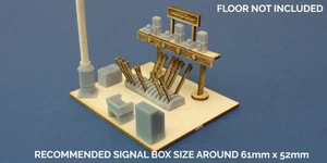 LCUT Creative I 00-00 Small Signal Box Interior (Small) Wood Kit OO Gauge - Picture 1 of 1