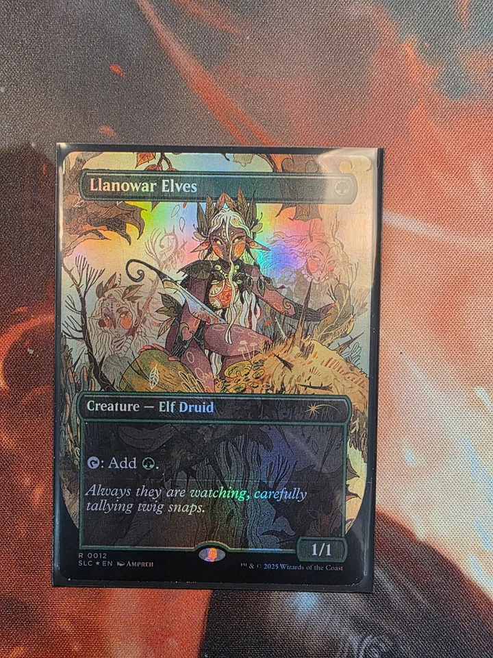 FOIL - Llanowar Elves - Encyclopedia Secret Lair Magic the Gathering MTG - Image 1 of 1