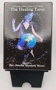TAROT CURATIVO FIRMADO Edición Premier Baraja de 78 Cartas del Tarot Rev. Jennifer Moore - Imagen 1 de 9