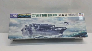 Hasegawa-Japanese Aircraft Carrier Akagi Three Flight Deck- 1/700 kit- NEW - Picture 1 of 5