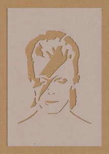 Pared de artesanía de arte pop David Bowie estrella de rock Ziggy Stardust celebrity A6 A5 A4 A3 - Imagen 1 de 1