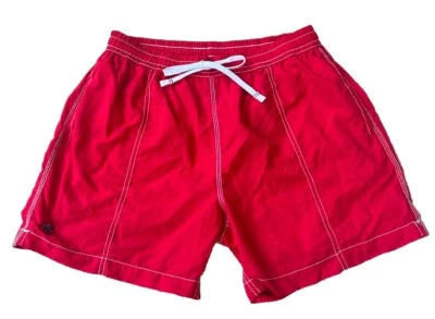 Southern Proper Men’s Red Swim Trunks Size Medium Short Red Swim Trunks Med - Image 1 of 4