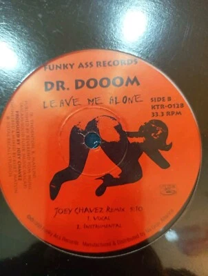 Dr Doom Dooom Leave Me Alone Remixes 12" Vinyl Single Record Funky Ass Records - Image 1 of 4
