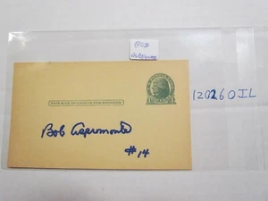 Bob Aspromonte Signed Postcard - Picture 1 of 2