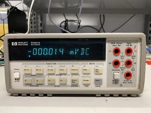 HP Agilent Multimeter 34401A 6.5 Digit Bench Multimeter with Possible CAL - Picture 1 of 3