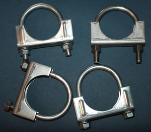 1963 1965 1967 1969 1971 1973 1975 1977 1979 1981 Corvette exhaust clamps 2" - Imagen 1 de 1