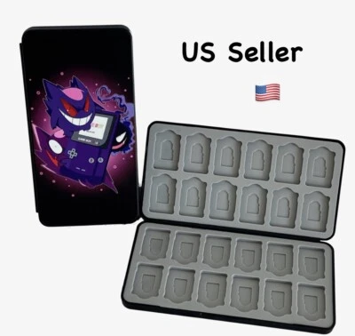 NIP 24 in 1 Sinister Gengar Nintendo Switch Game Case Card Holder Storage - Image 1 of 4