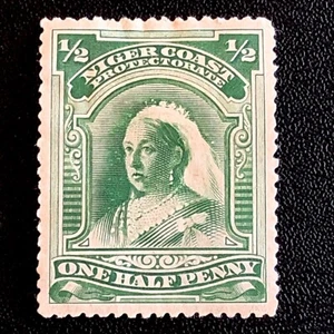 1894 NIGER COAST PROTECTORATE 1/2d STAMP-QUEEN VICTORIA-Sg NC 47-MH - Picture 1 of 3