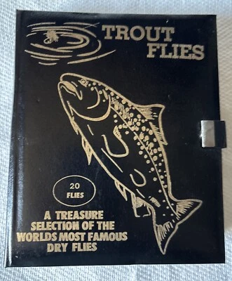 Colección de pesca de 20 moscas de trucha de colección moscas secas más famosas del mundo Foto 1 de 4