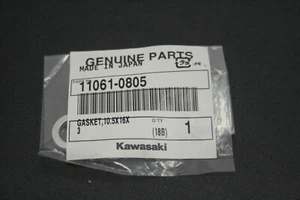 Kawasaki OEM Part 11061-0805, Gasket 10.5x16x3 - Picture 1 of 2