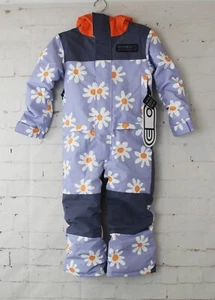 New Airblaster Youth One-Piece Freedom Suit, Youth Small Size 6-8, Big Daisy - Picture 1 of 2