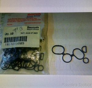 (10) New Bosch Rexroth Gasket for Base Plate for HF03 Valves 1821015089 - Picture 1 of 3