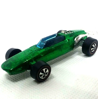 Coche Hot Wheels Redline Indy Eagle 1969 verde hecho en Hong Kong Foto 1 de 4