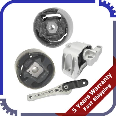 Montaje motor 4 piezas para Volkswagen Beetle Jetta Passat 1.4L 1.8L 2.0L 14-19 Foto 1 de 4