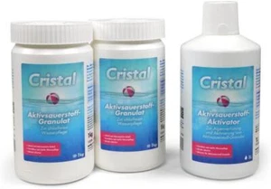 Bayrol Cristal - 2X 1,0 kg Aktivsauerstoff Granulat + 1x 1,0 l Aktivator Pool - Bild 1 von 6