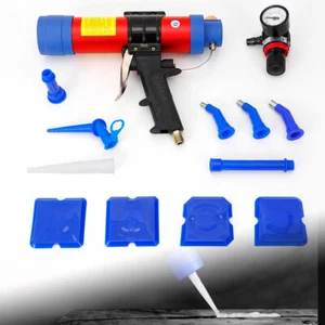 Pneumatischer Druckluft Kartuschenpresse Silikonpistole für Glas Montieren 310ml - Bild 1 von 16