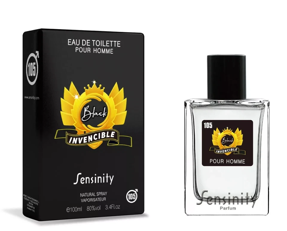 Eau de toilette pour homme Invencible Black de Yesensy - Photo 1/1