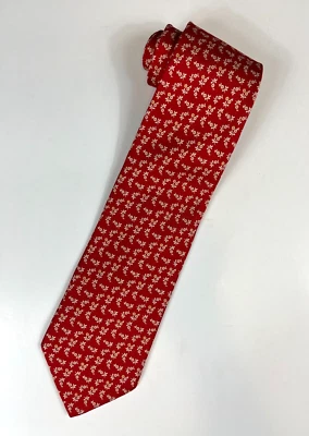 Corbata de seda floral para hombre Brooks Brothers Makers hecha a mano en EE. UU. Foto 1 de 4