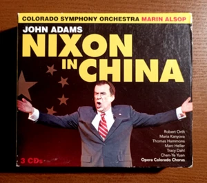 John Adams: Nixon en China - 2009 EE. UU. Juego de 3 CD / Marin Alsop / Naxos - Imagen 1 de 8